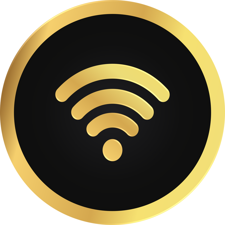 Wifi Gold Icon
